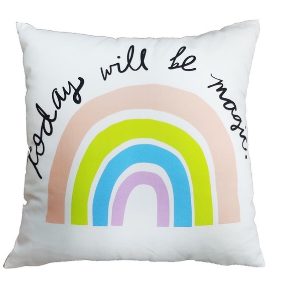AMPERSAND DESIGN STUDIO Today Will‎ Be Magic Printed Throw Pillow One Size - Picture 1 of 16